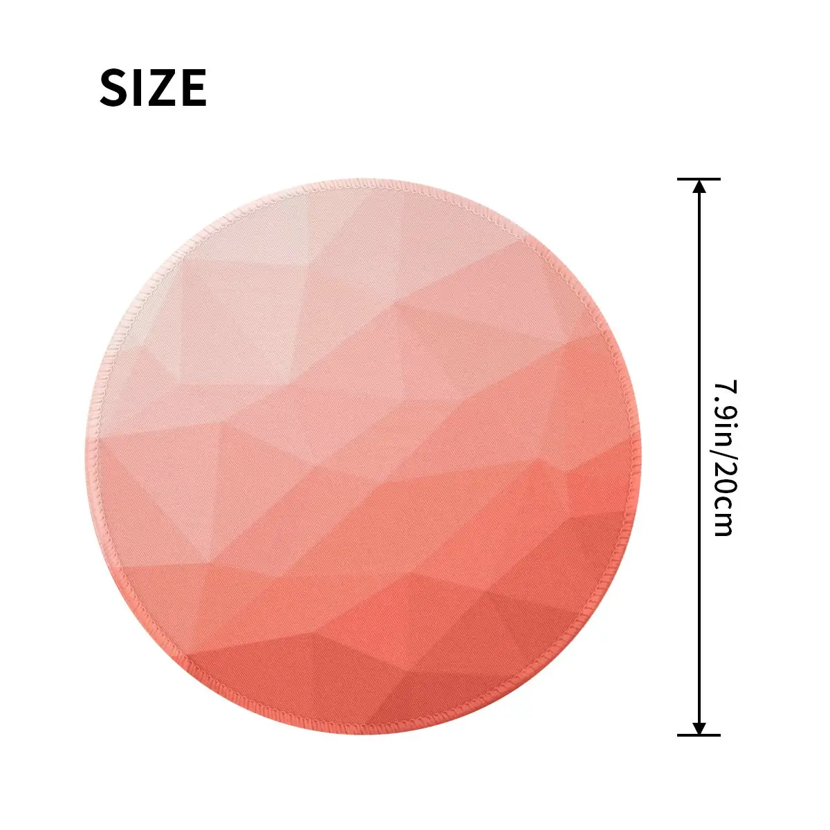 Mesh Ombre Mouse Pad Geometric Print Printed Rubber Mousepad For Notebook Computer Soft Kawaii High Quality Mouse Mats