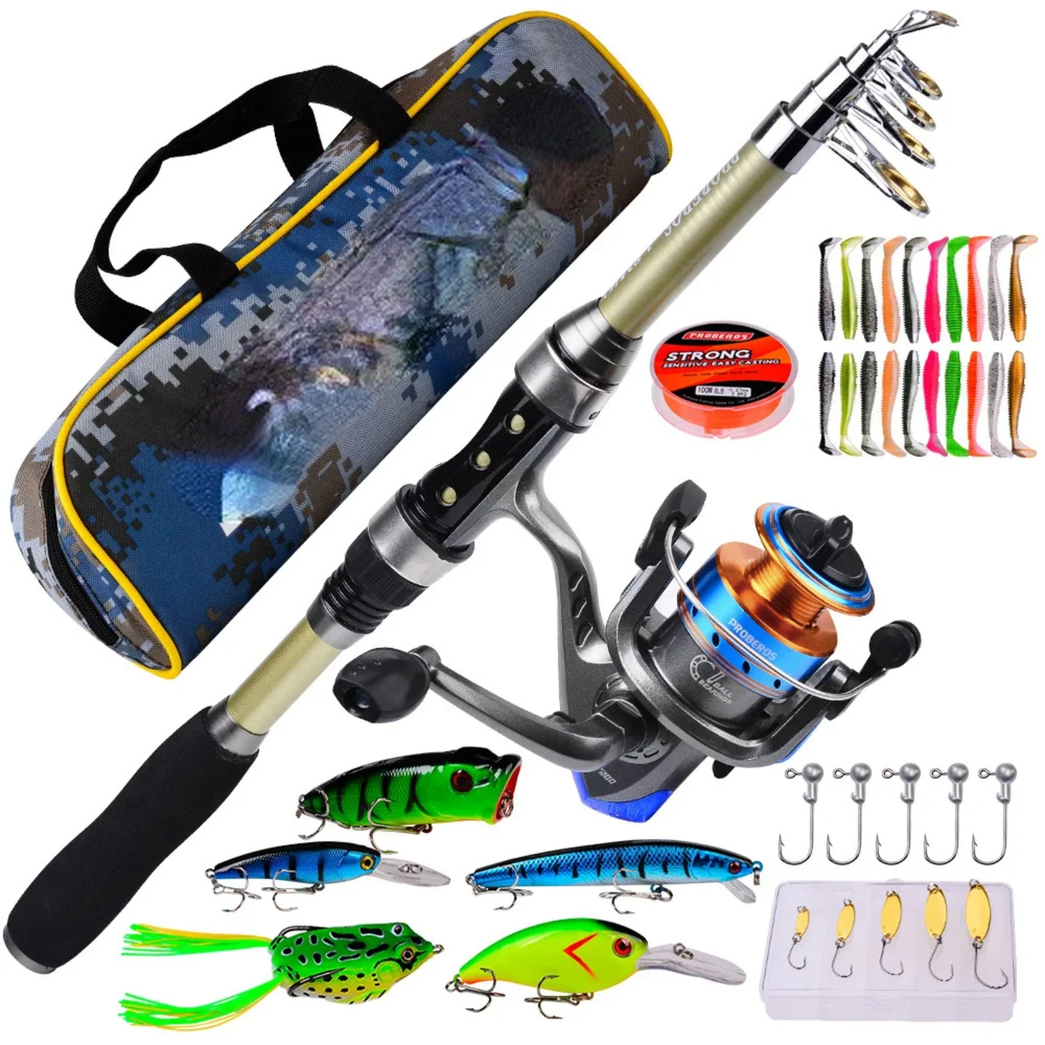 

Embark on the ultimate angling adventure with this extraordinary long-range sea rod set, featuring a high-performance casting re