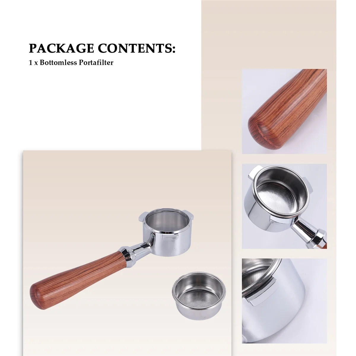 Бездонный портафильтр A74G-54 мм для Breville Barista Express BES870XL BES870BSXL BES878BSS BES880BSS BES840XL и других моделей C