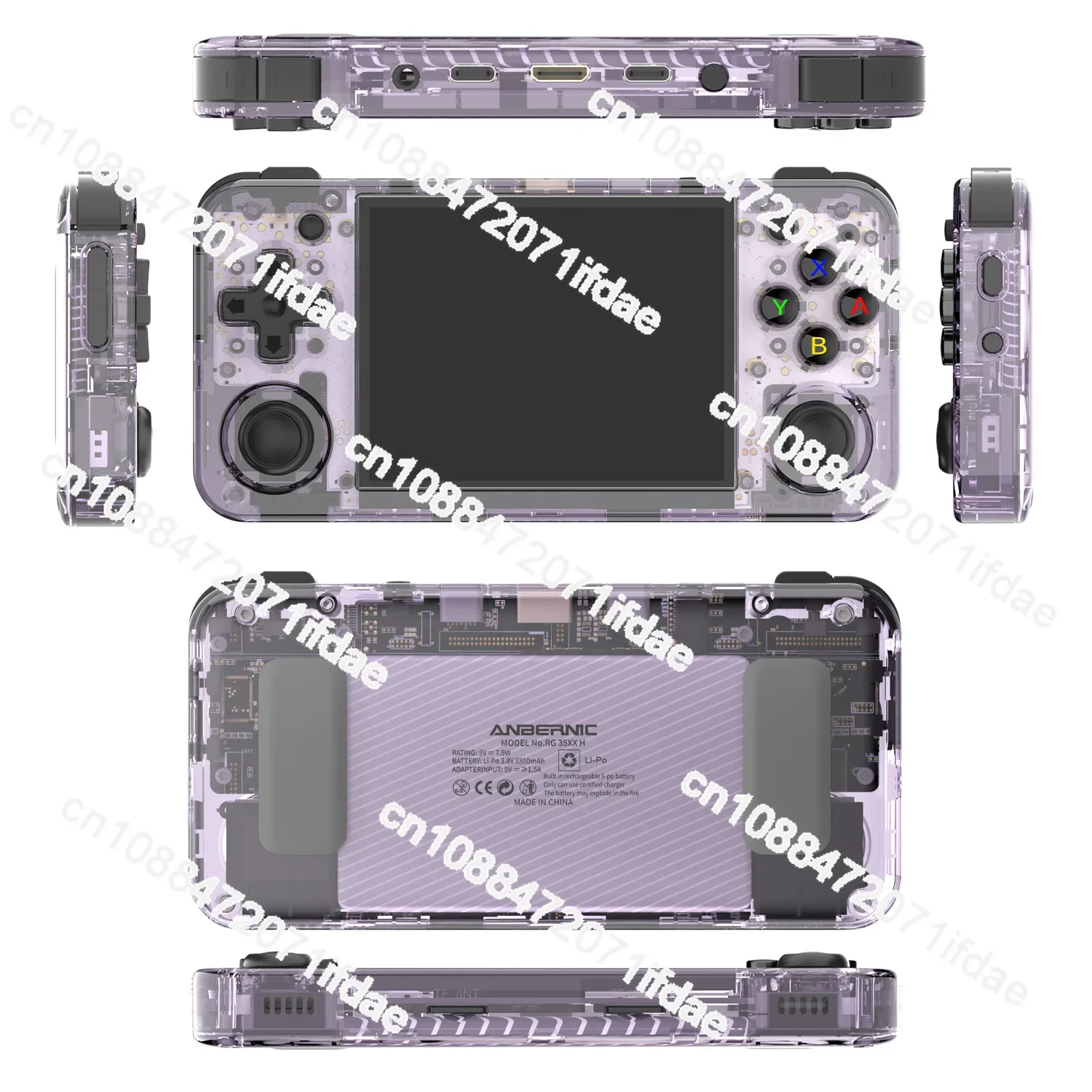 Rg35xx H Horizontal Version Retro PSP Portable Open Source Handheld Nostalgic Handle Game