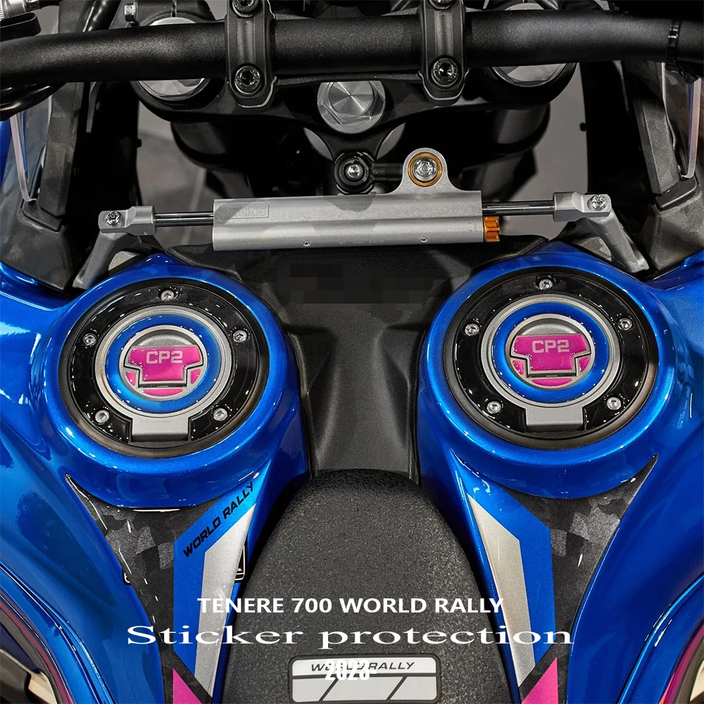 

Motorcycle Protector Sticker Protective Decal Accessories For Tenere 700 World Rally 2023 T700 2024 3D Gel Resin Sticker