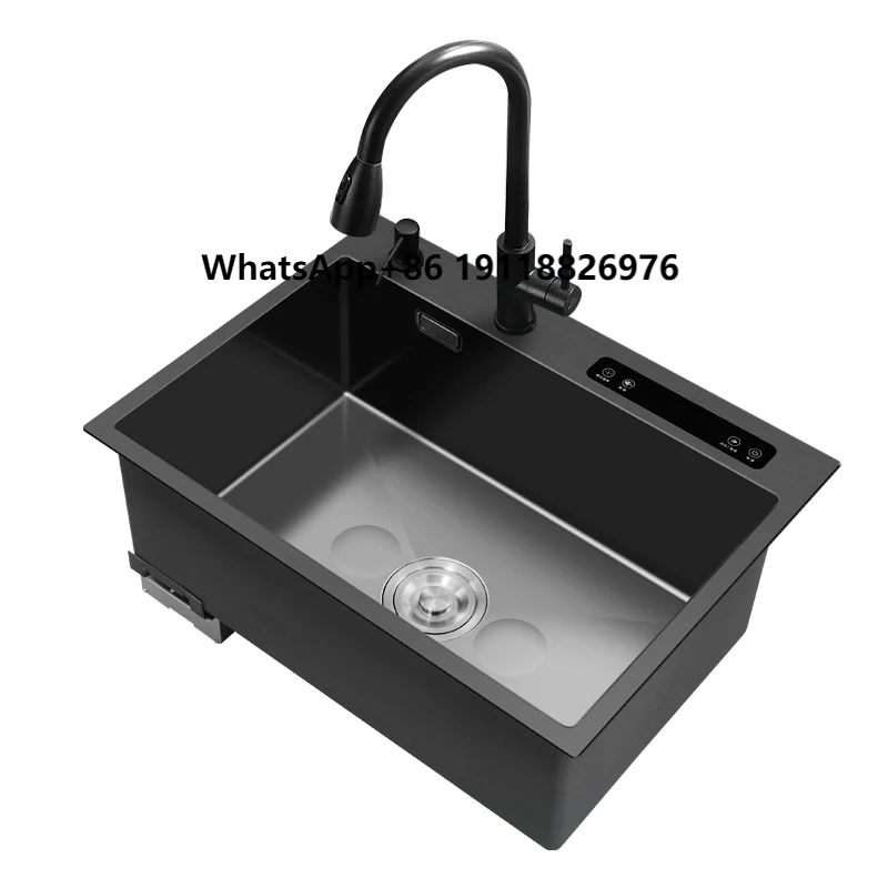 

Интеллектуальная кухонная мойка нестандартного размера, мойка чашек, ультразвуковая нано-нержавеющая сталь для очистки фруктов и овощей, двойная чаша, две