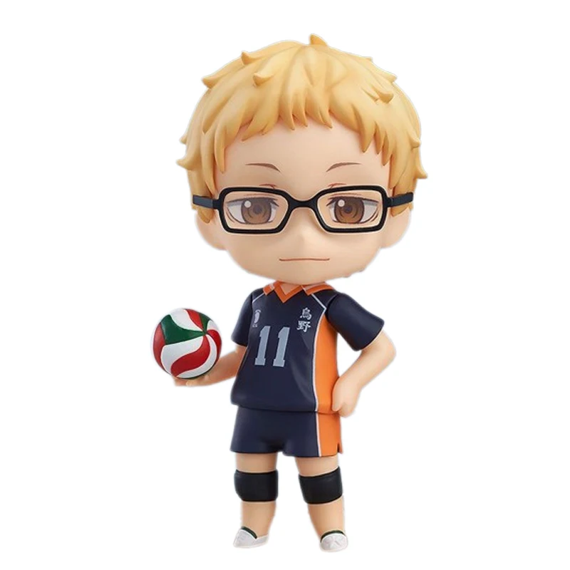 

GSC Original: Haikyuu!! Kei Tsukishima #616 Q version figma Action Figure Anime Figure Model Toys Figure Collection Doll Gift