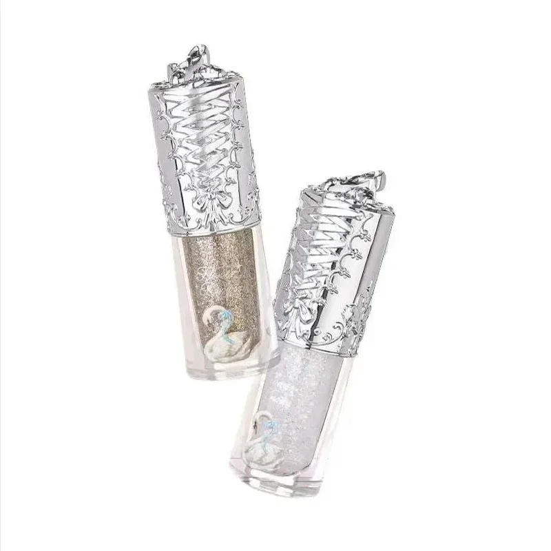 シスネ バレエフラワー リキッドグリッターアイシャドウ 長持ち速乾 シマーパウダー アイ用 単色アイシャドウ 4g