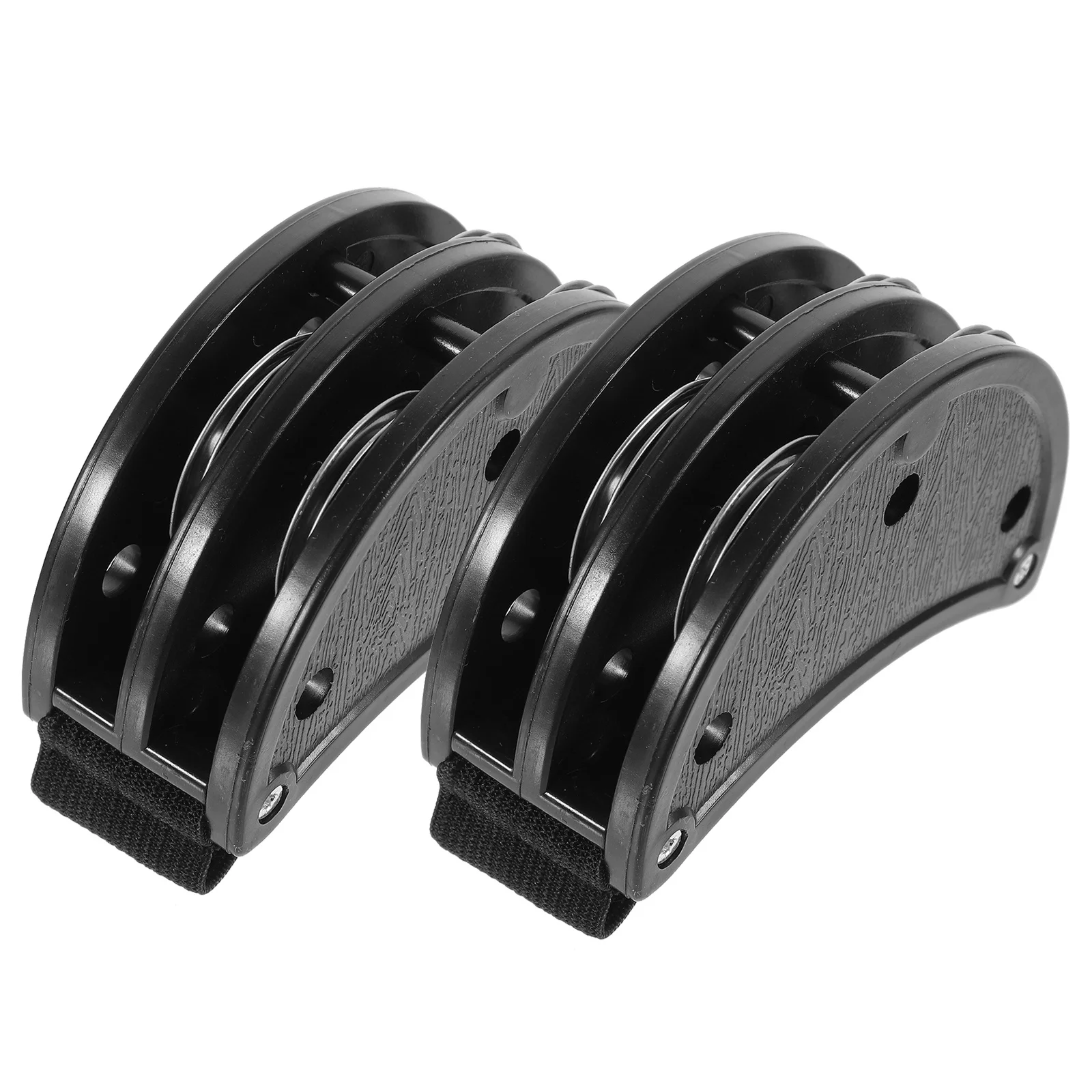 

2Pcs Foot Tambourine Percussion Bell Sturdy Plastic Metal Foot Shakers for Church Dance Christian Music Instruments