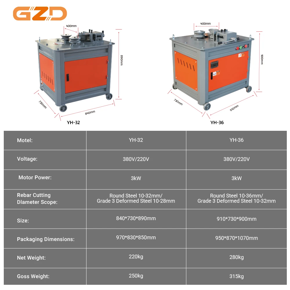 Factory Supply Bulk Supply Electric Rebar Bender Industrial Steel Bar Arc Bending Machine