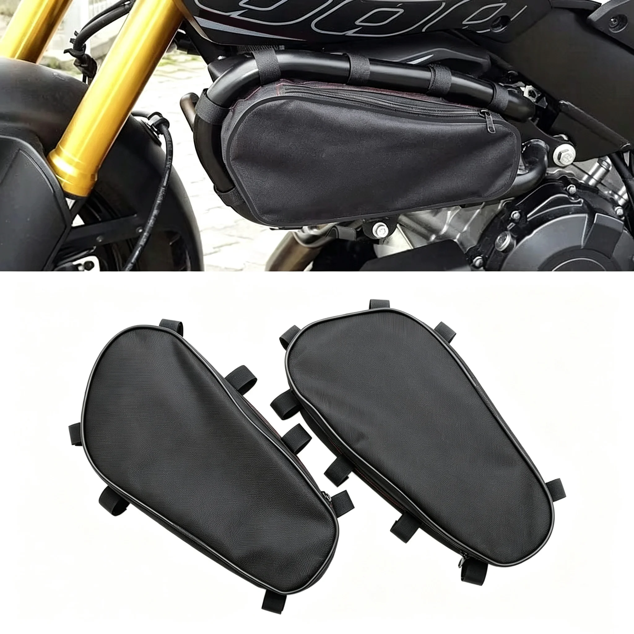 Motorcycle FOR SUZUKI V-STROM DL1000 2013 2014 15 onwards Frame Crash Bars Waterproof Bag Repair Tool Placement Bag Accessories