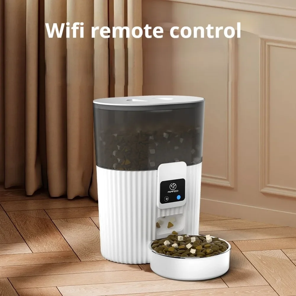 

Dog Automatic Feeder Intelligent Remote Control Timing Food Cactus Dog Bowl Cat Pot Combination Food Storage Bucket