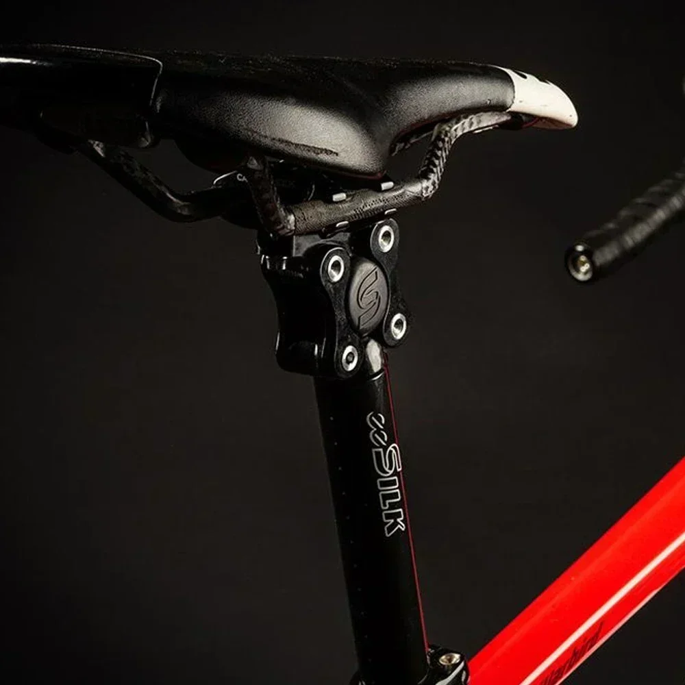 Bike Suspension Stem, Bicycle Shock-Absorbing Bike Handlebar Stem Suspension Seatpost Carbon