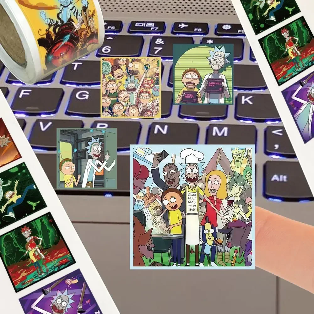 2000 Stickers Rick and Morty Roll Stickers Season 9 Movie Periphery Cartoon Ins Wind Decoration Stickers Bag Mobile Computer view 4