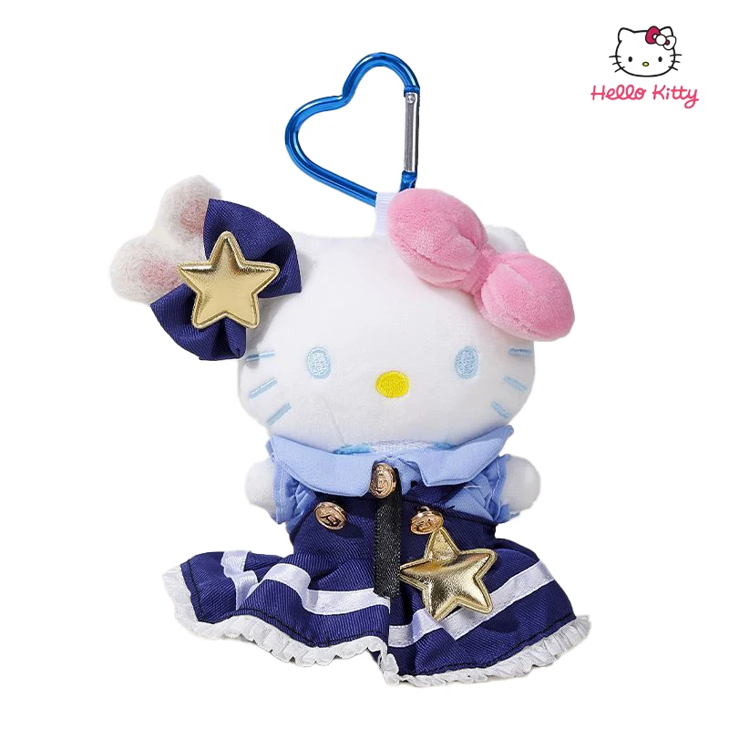 

Genuine Hello Kitty Keychain Cartoon Multiple Styles Fluffy Stuffed Toys Backpack Anime Plush Dolls Pendant Lovers Perfect Gifts