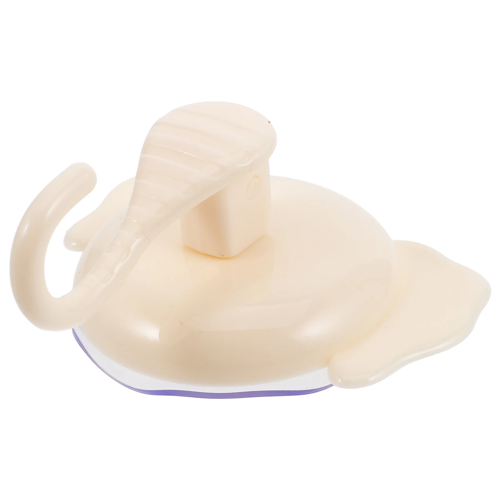 

Cute Elephant Suction Cup Hooks Plastic Heavy Duty Towel Hanger Wall Organizer Rack Yellow Bathroom Kitchen Cute