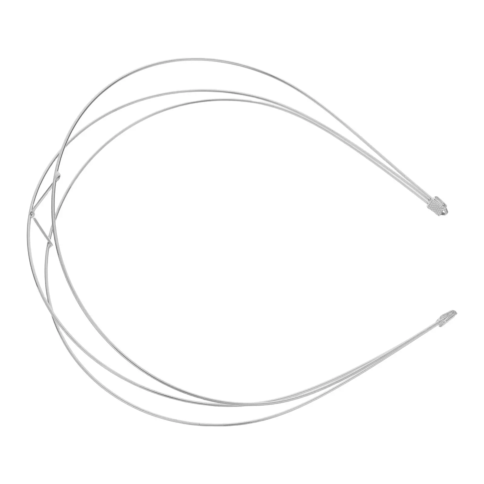 Bridal Headpiece Gold Vintage Multi Layer Metal Headband Women Elegant Thin Hair Accessory Non Slip Wedding Prom Styling