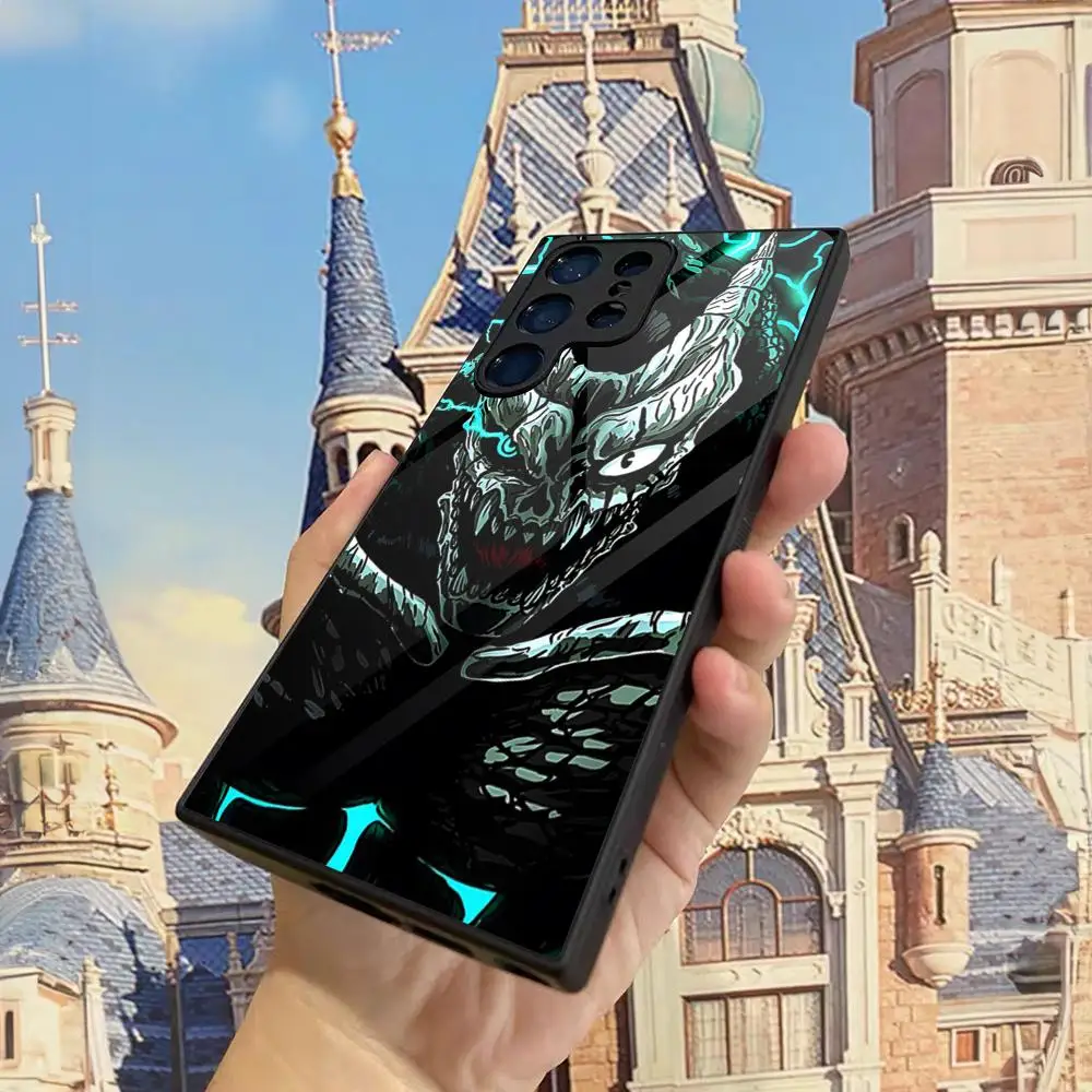 Anime Kaiju No 8 Phone Case for Samsung Galaxy S26 S25 Edge S24 S23 A16 S22 A17 A26 A57 A37 A27 A56 Ultra Plus Fe Glass Cover
