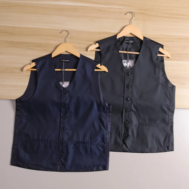 

Soft Comfortable ex Svel Vest Trendy Layering Faionable Busin Gentleman Sle V-Ne Youth Casual All Seasons