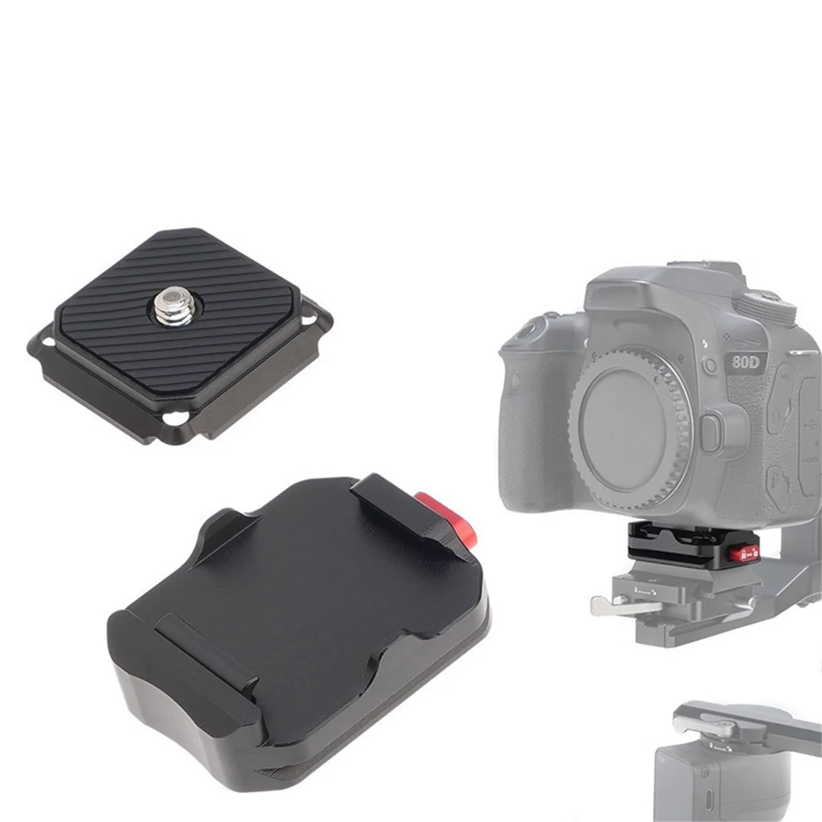 

Camera Base For Arca Quick Release Plate Base Clamp Holder DSLR Camera Stabilizer Head Tripod Sport Camera Clamp Holder
