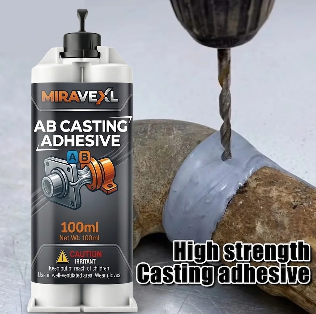 Waterproof Epoxy Resin AB Glue | Strong Fast-Curing Liquid Adhesive for Metal, Wood, Plastic, Ceramic | Instant Repair
