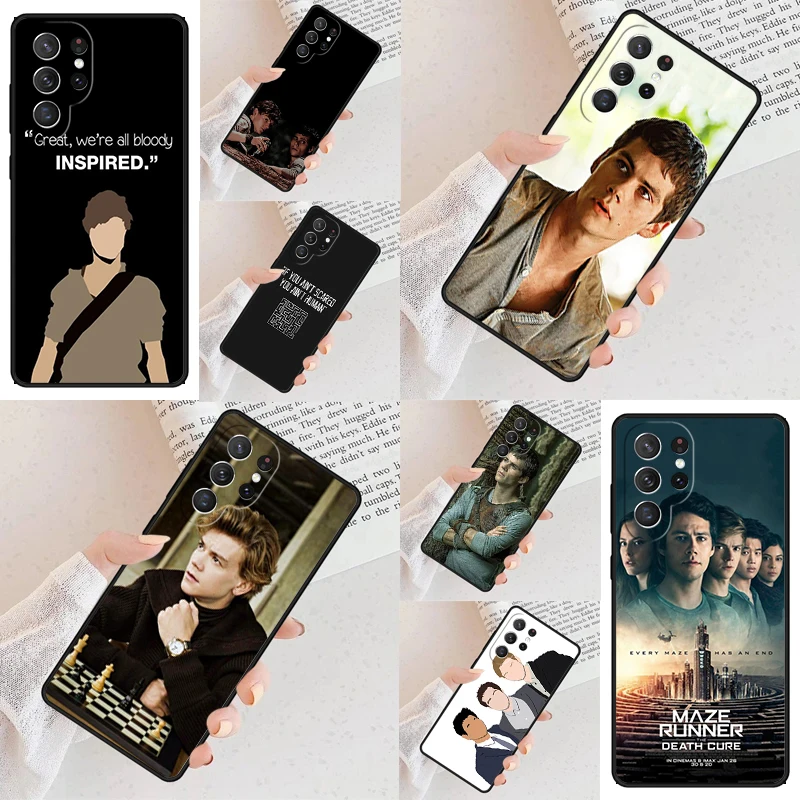 The Maze Runner Thomas Sangster Dylan Phone Case For Samsung Galaxy S24 S23 S22 S21 Ultra S10 Note 10 Pro S20 Plus FE S9 Cover