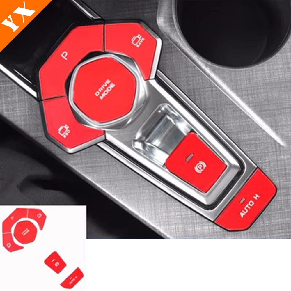 For Changan UNIV UNI-V Accessories Aluminum Trim Car Window Glass Lift Central Console Steering Wheel Switch Button Cover