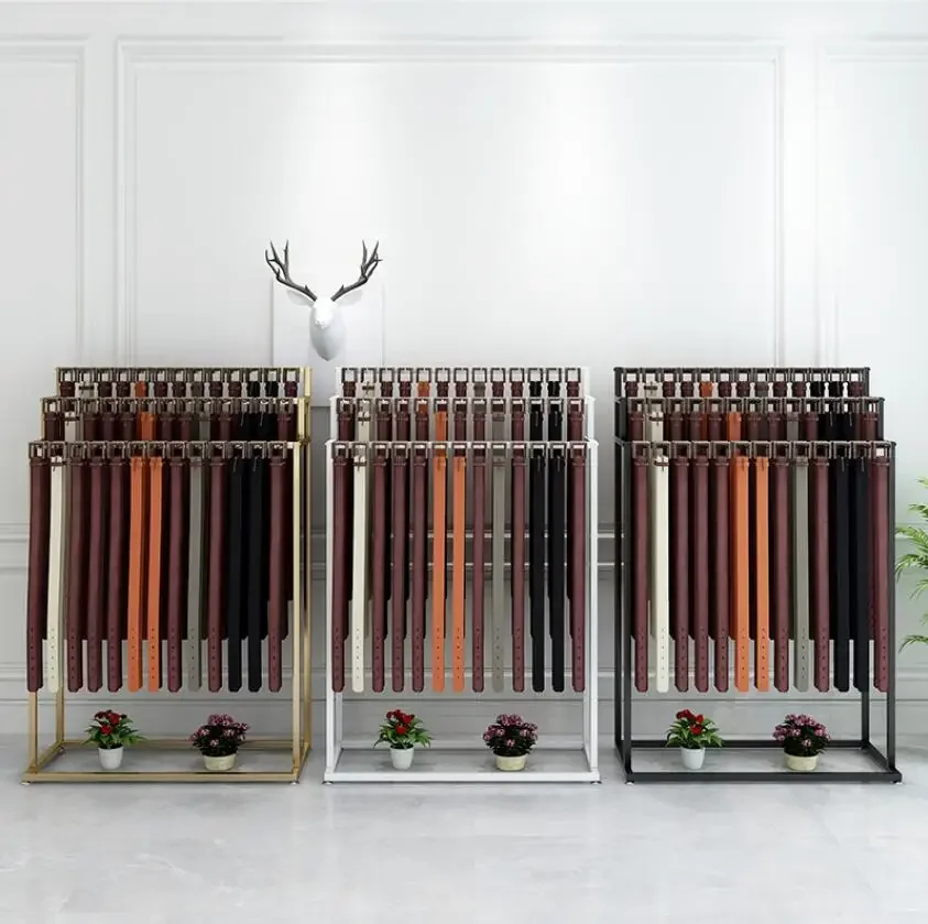 Simple belt bag display rack socks and underwear boxed fabric shelf multifunctional floor movable display rack