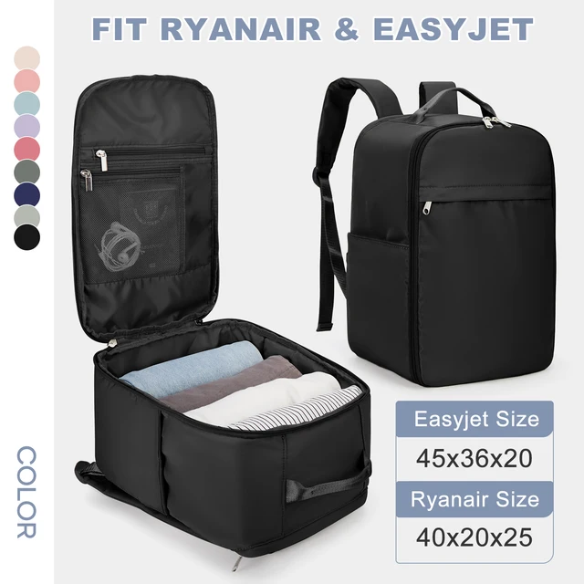 Plecak Ryanair 40x20x25 Torba kabinowa, plecak podróżny na bagaż podręczny do kabiny Easyjet 45x36x20, plecak na laptopa dla kobiet/mężczyzn