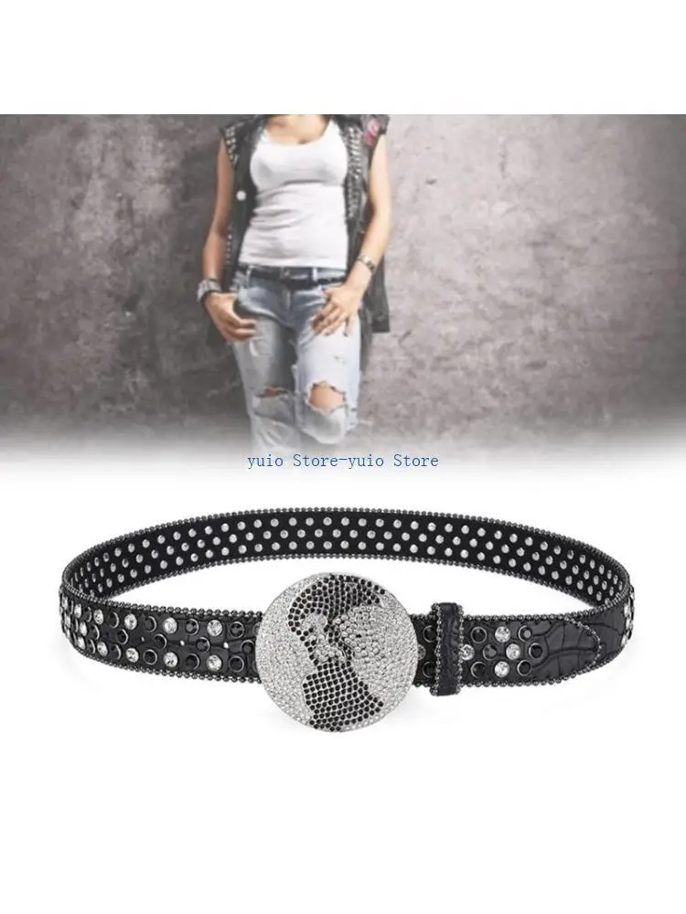 

X7XB Waist Belt Women Jeans Belt Hiphop Pants Belt Elegant Accessories