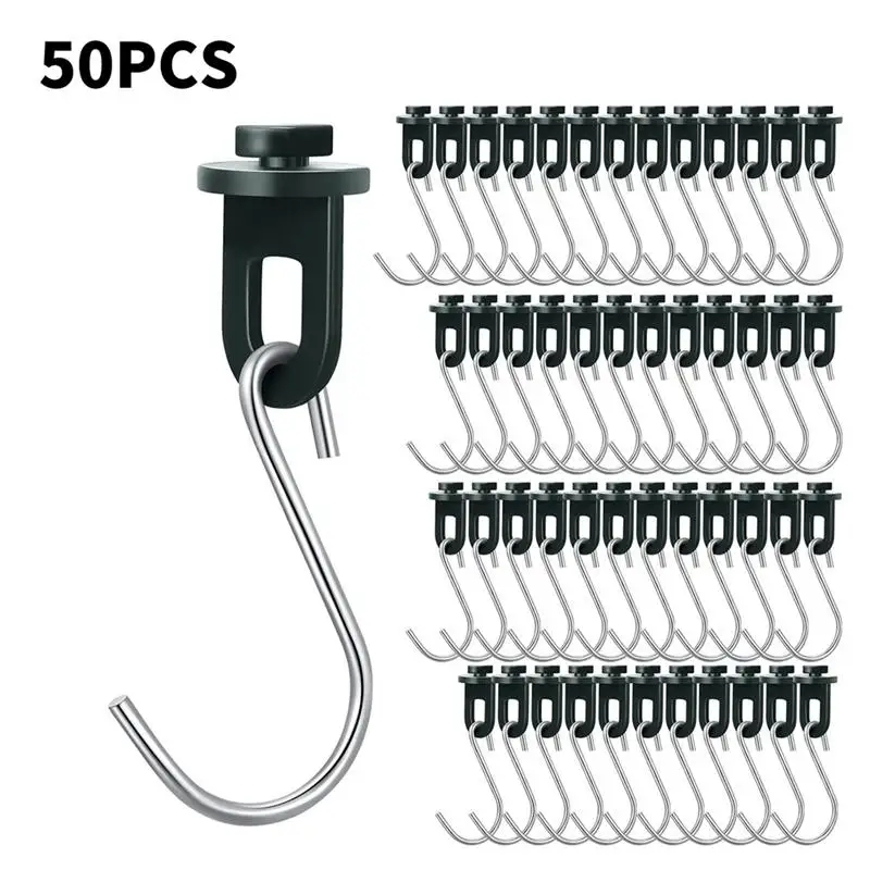 Greenhouse Hooks Hanger Greenhouse Twist Clips Set Greenhouse Fixing Clips With Hook Set For Outdoor Garden Hanging