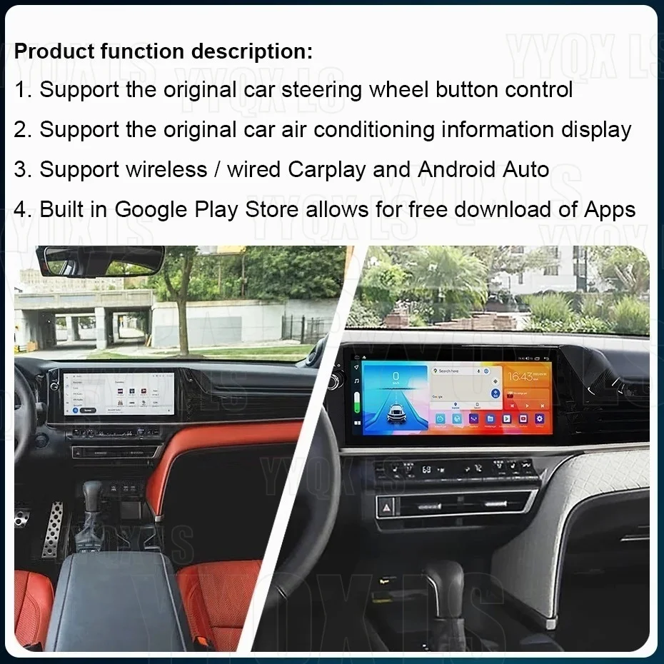 12.3'' For Toyota Camry 2025 8Core UIS7870 Carplay Android Auto Multimedia Video Player Car Radio GPS Navigatio Stereo Receiver