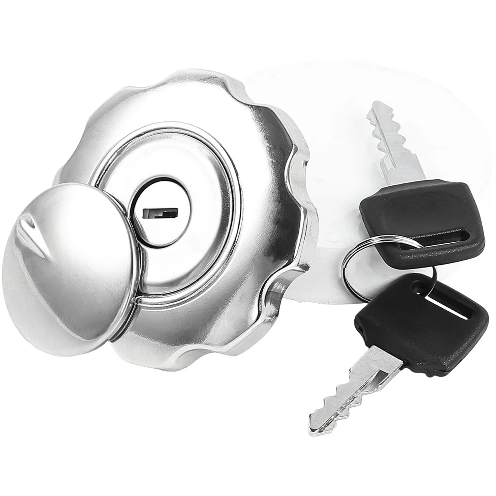 Locking Cover Motorcycle Cap Motorcycle Repair Metal Construction Rubber Gasket Key Included For XF125 Locking