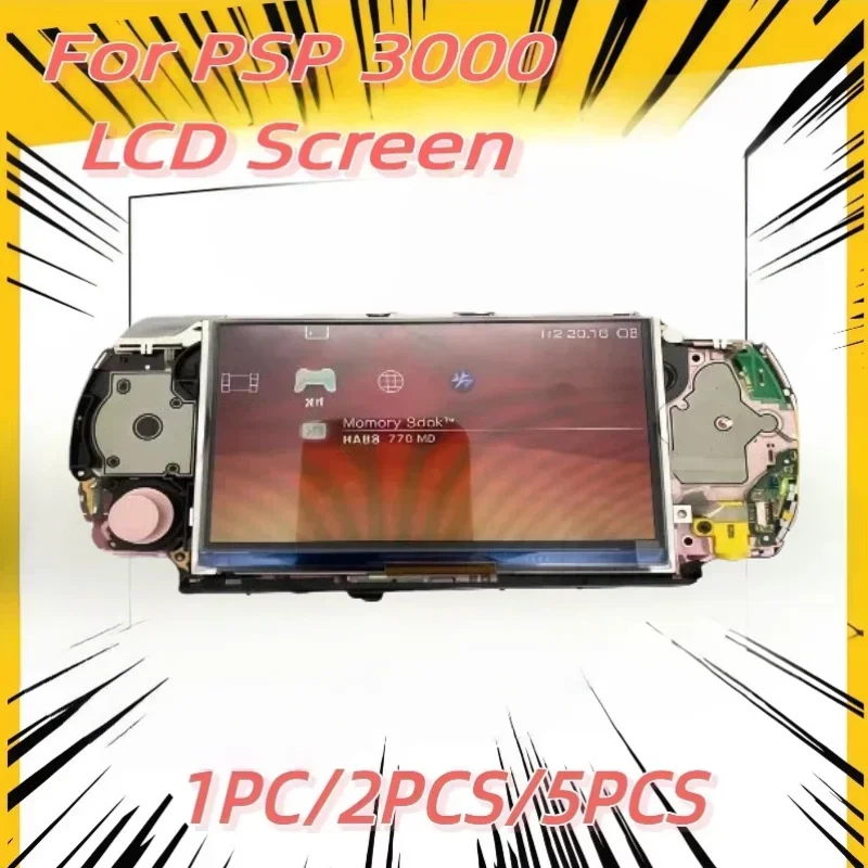 

For PSP 3000 Lamination LCD Screen IPS LCD For PSP 3000 HD Screen High Resolution Display Gaming Console Repair 1PC/2PCS/5PCS