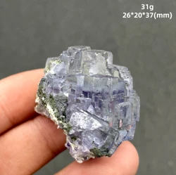 Natural Yaogangxian Fluorite crystals mineral specimens + healing quartz crystals and stones rock gemstone