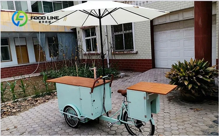 

3 Wheel Pedal Assistant Cargo Bike Customized Hot Dog Food Vending Cart Trike Electric Tricycle with CE