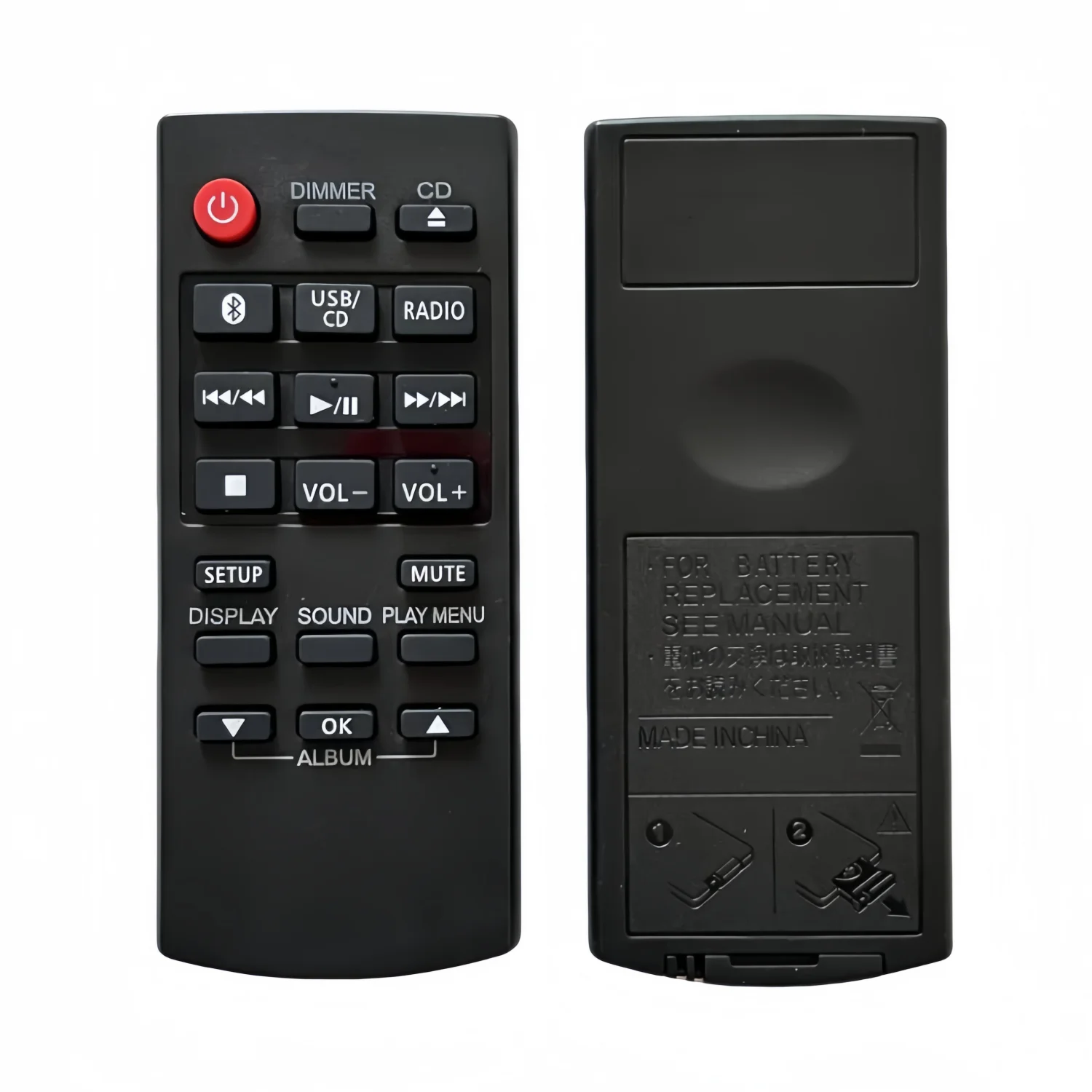 New Remote Control For Panasonic SC-PM250EG SA-PM250 SC-HC39 SA-UX100 SA-AKX200 Compact Micro Hi-Fi Stereo System