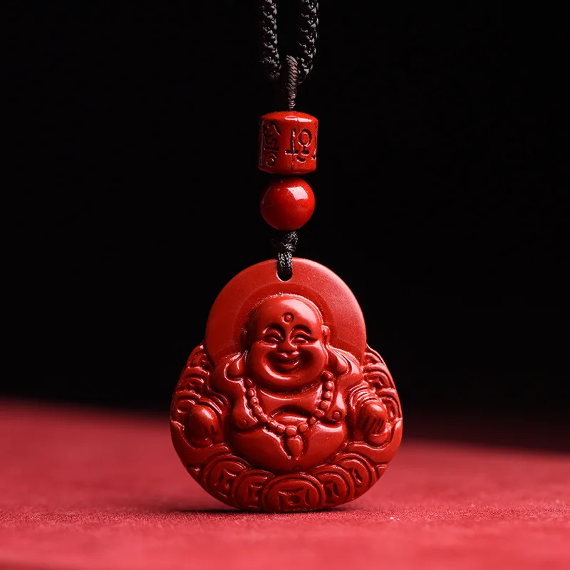 Natural Purple Gold Sand Laughing Buddha Pendant Men's and Women's Exquisite Versatile Pendants