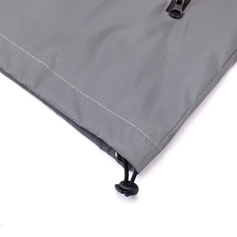 Reflective Sleeveless Hooded Vest Men Summer Running Cycling Safety High Visibility Hip Hop Streetwear Lightweight Sportswear