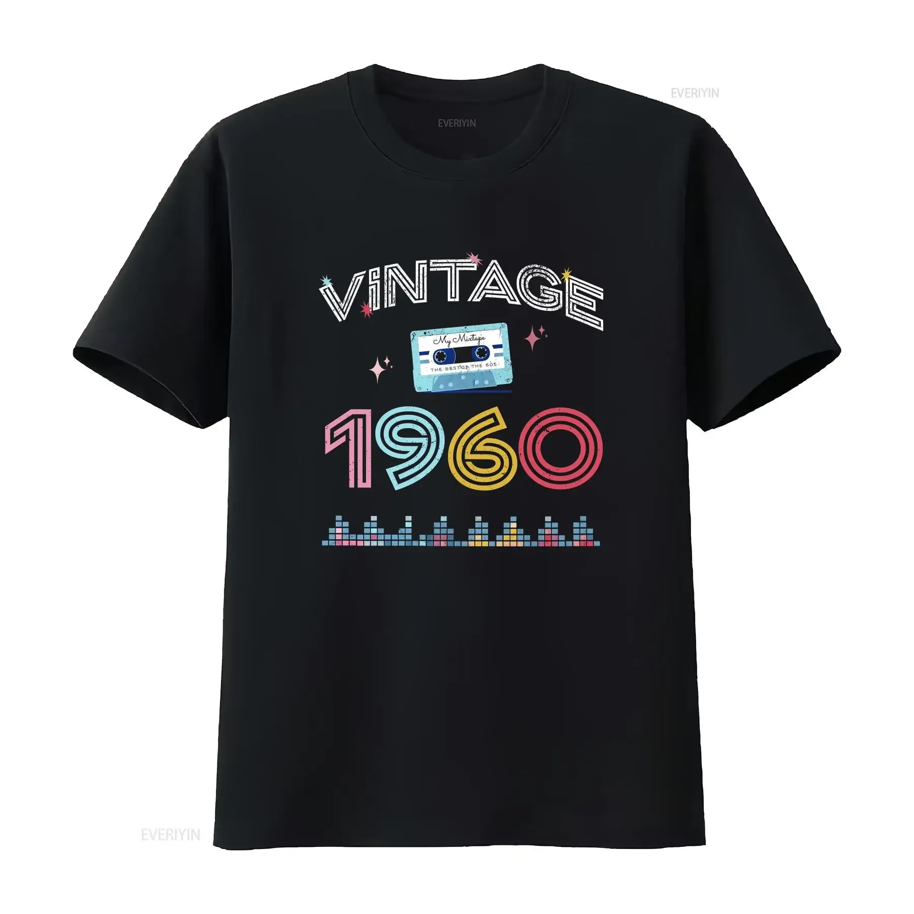 1960 Vintage Style Year of Birth T Shirt Choose Any in the 60s Birthday Present Date  vintage Washed designer clothes