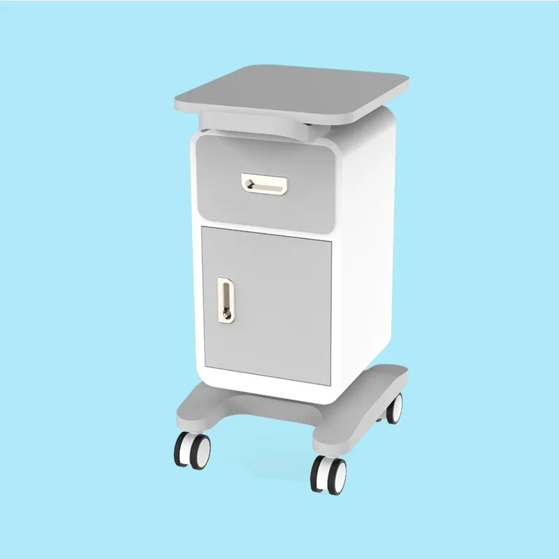 

Прочная медицинская тележка с лазерным оборудованием для лица, аварийная тележка с ящиком для хранения, металлический материал для спа-салона