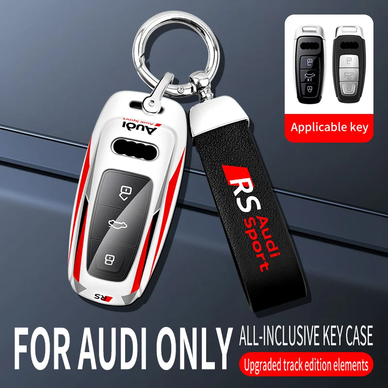 Fashion Car Remote Key Case Cover Bag For for Audi a6 a3 a7 c8 a8 D5  q7 q8 Q4 s6 s7 s8 RS E-tron GT key housing accessories