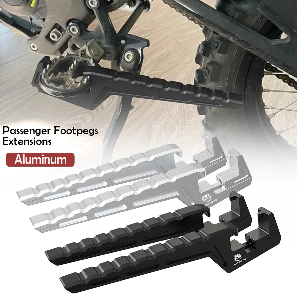 

Passenger Foot Peg Extensions Extended Motocross Bike Footpegs Motorcycle Accessories Parts For 450 SMR 450SMR 2021 2022 2023