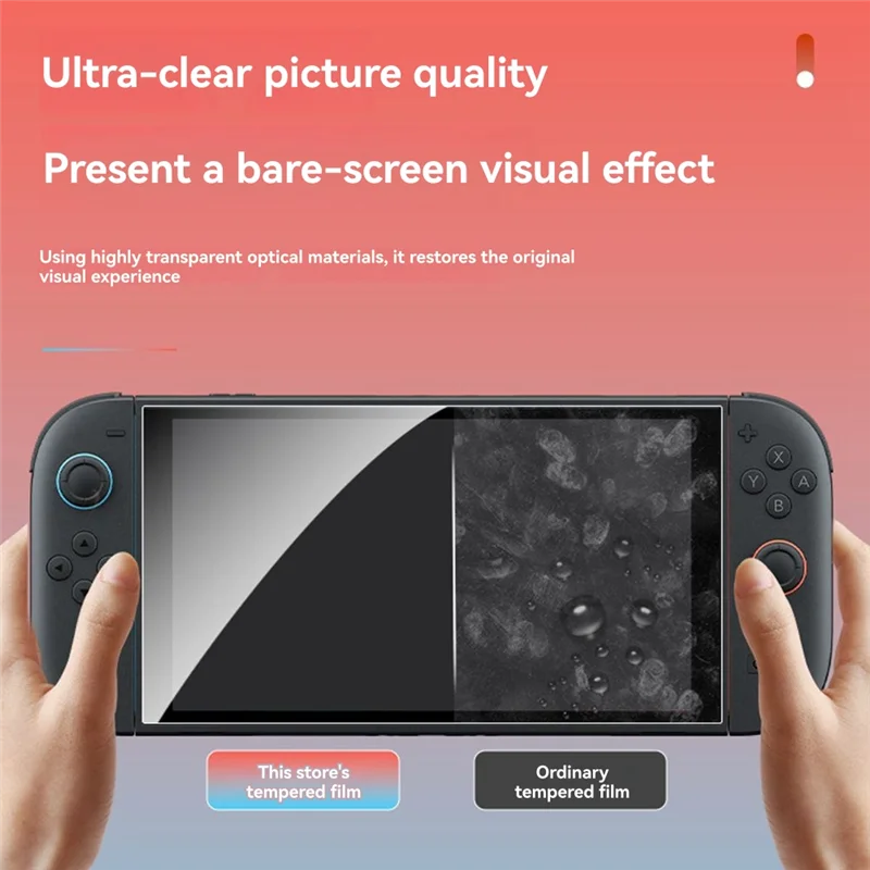 【B89E】Screen Protector Set For Nintendo Switch 2 Tempered Glass Film* 2 With EZ-Align Positioner Frame Glass Protective