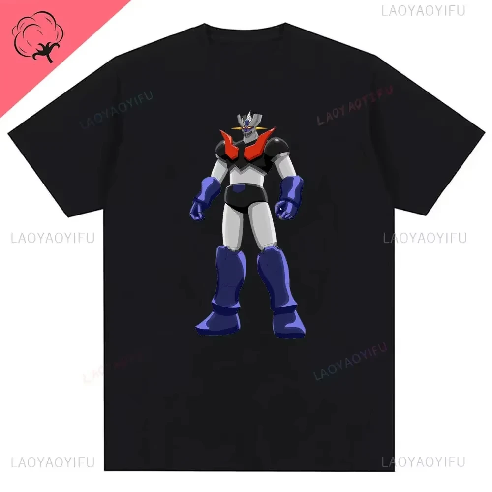 Neues Mazinger Z Dark Robot Herren-T-Shirt mit Persönlichkeitsmuster, Vintage-T-Shirts, stilvolles, schickes T-Shirt S – Detail 6