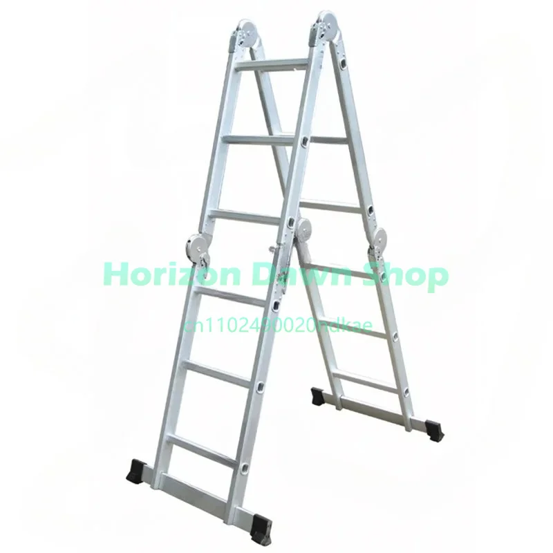 4.7 meters folding work platform, aluminum gypsum bench ladder, with non-slip feet