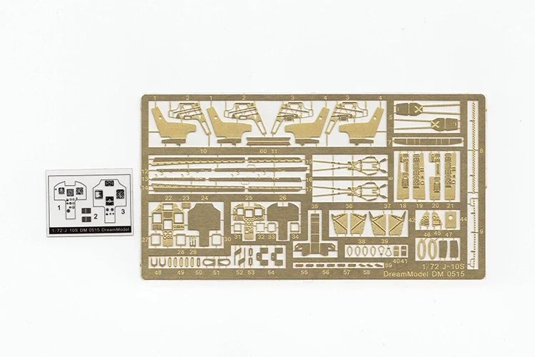 Dream Model DM0515 1/72 J-10S Fighter Photo Etched Set For Trumpeter 01644
