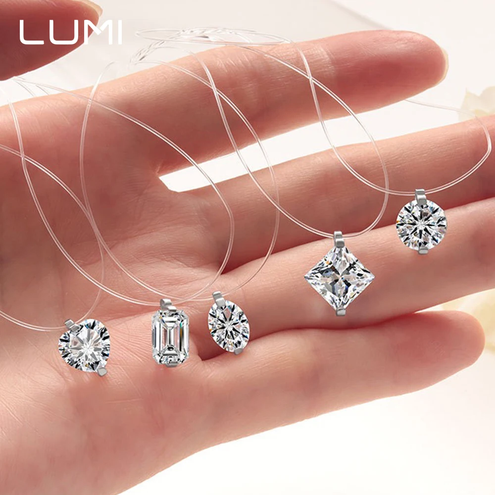 

1CT сердце изумрудной огранки муассанит прозрачный фишлин женские подвески блестящие роскошные свадебные украшения модные аксессуары для шеи