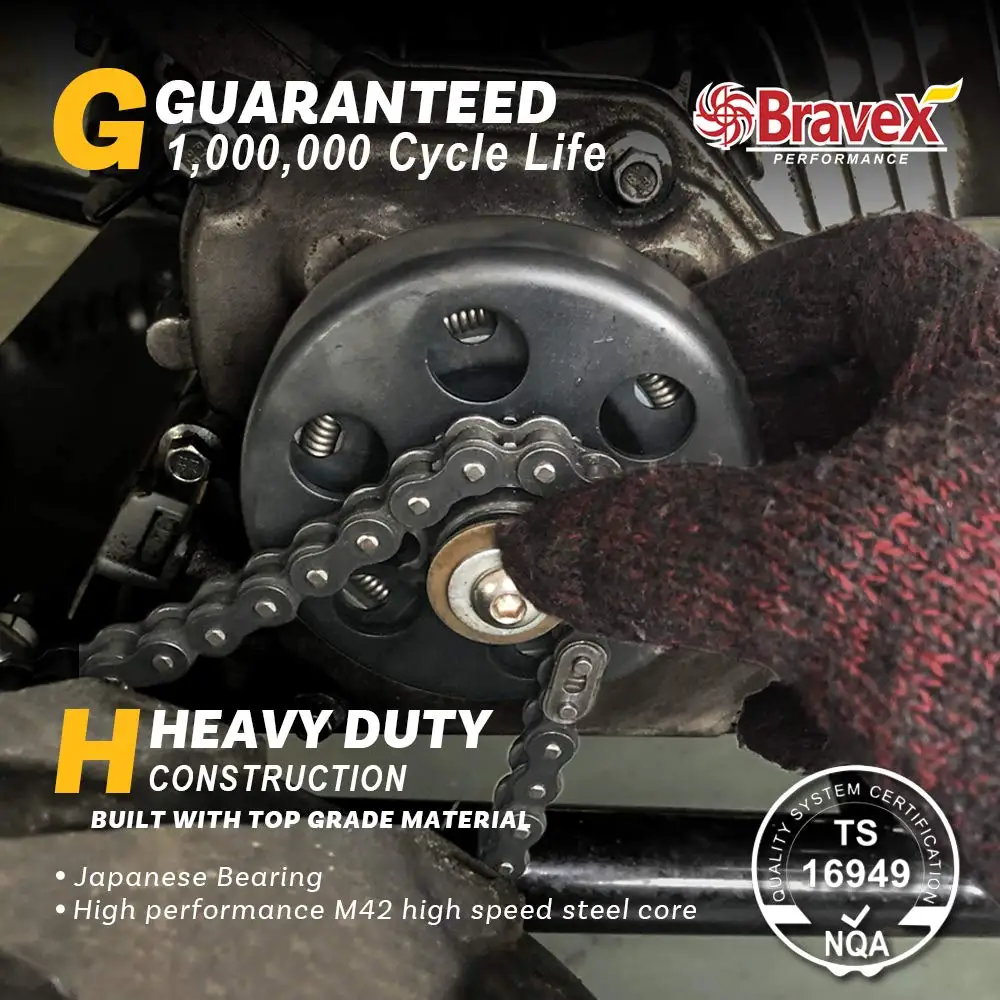 Bravex Heavy Duty 12T Centrifugal Clutch 3/4" Bore #35 Chain Fit Predator Honda GX160 GX200 Go Kart Fun Kart Mini Bike - view 3