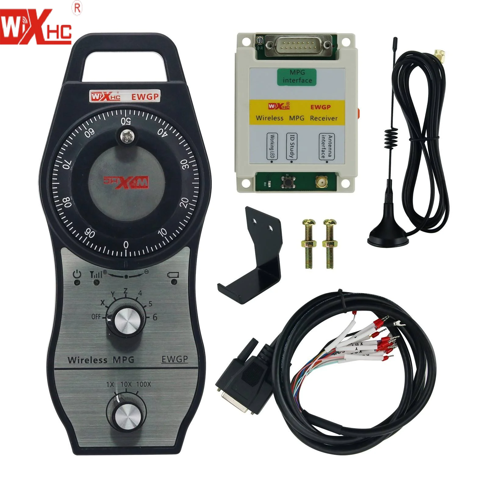 

XHC Factory Sale 4-axis CNC Controller Manual Encoder Pulse Generator Electronic Hand Wheel CNC MPG Pendant for Siemens