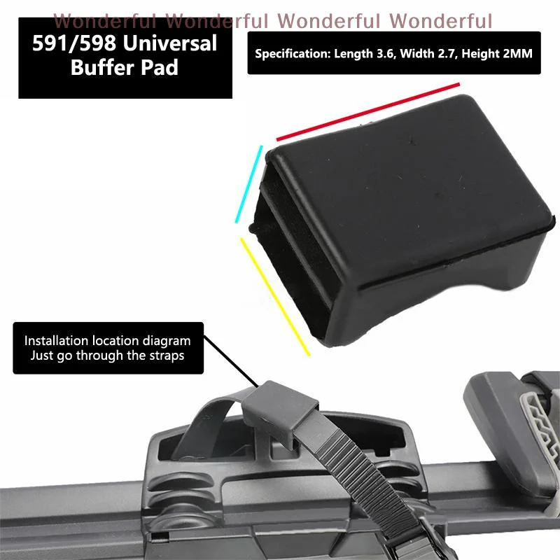 Secure Cycling Wheel Straps for Thule 599 598 591 568 564 561 532 933 926 Roof Rack with Comfort Cushion view 2