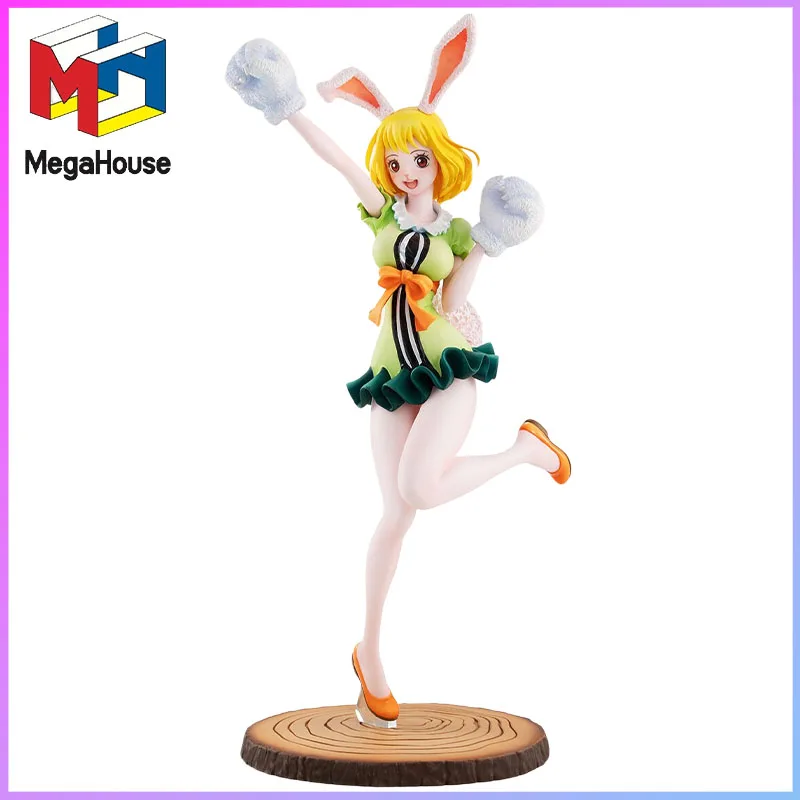 

MEGAHOUSE Portrait.Of.Pirates ONE PIECE Limited Edition Carrot — фигурка из ПВХ, предварительно окрашенная, с взаимозаменяемыми деталями, оригинальная, Kawaii.