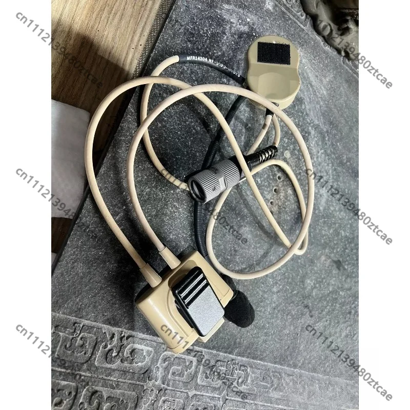 Stable Push To Talk Control Headset RF-3020-HS023, Spare Audio Component For Site Work Security Intercom Equipment Upgrade