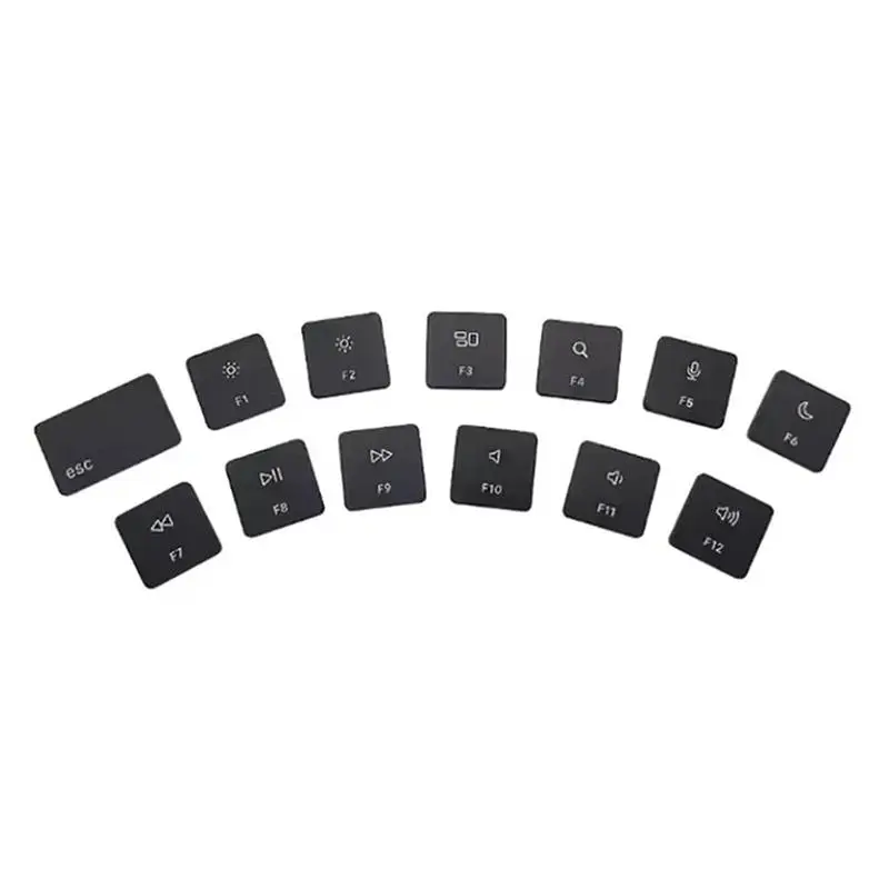 1/4Pcs Replacement Individual Key Cap Black For Pro/Air A2141 A2251 A2289 A2179 A2337 A2338 A2442 A2485 A3113